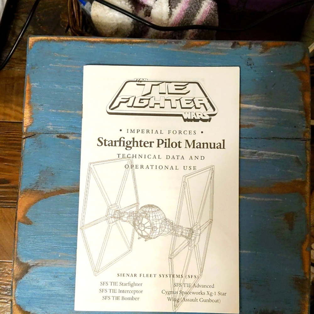 Star Wars starfighter pilot manual